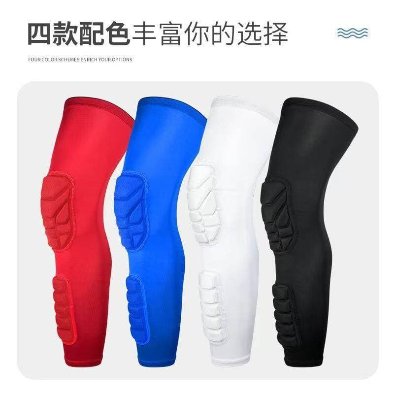 New Adult Double-Pad Sports Anti-Collision Knee Pads Basketball Football Outdoor Calf Protection Equipment Extreme Protection 2