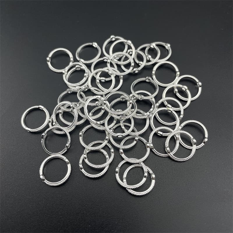 Suitable for 10mm set of bead ring [silvery white]]