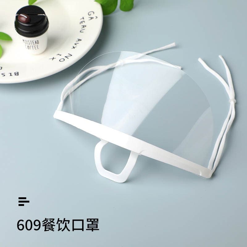 Transparent Plastic Mask Stereo 3d Hotel Kitchen Chef Catering Food Grade Hygienic Anti-fog Mouth Mask Wholesale 1