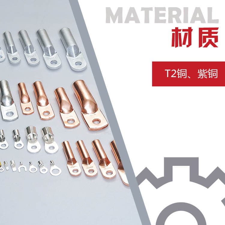 Phoenix Copper Nose Dt National Standard Grade a Purple Copper Tin-Plated Acid-Washed Oil-Blocking Rohs Certified/Ce Certified Copper Terminal Block 2