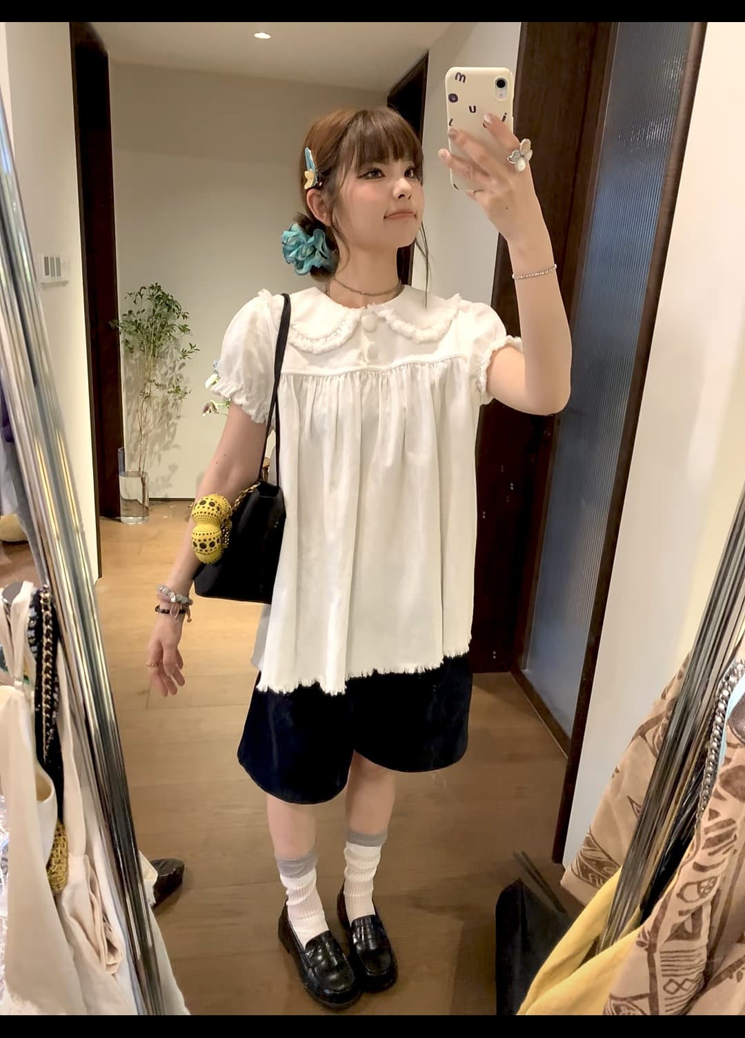 Milky white