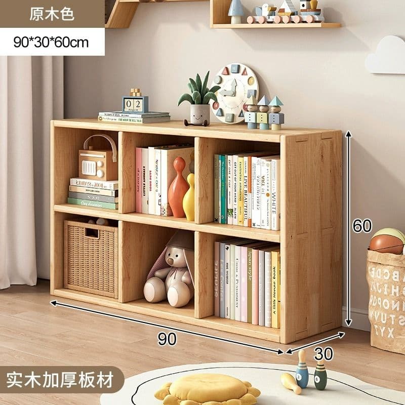 All solid wood 6 grids 90*60cm