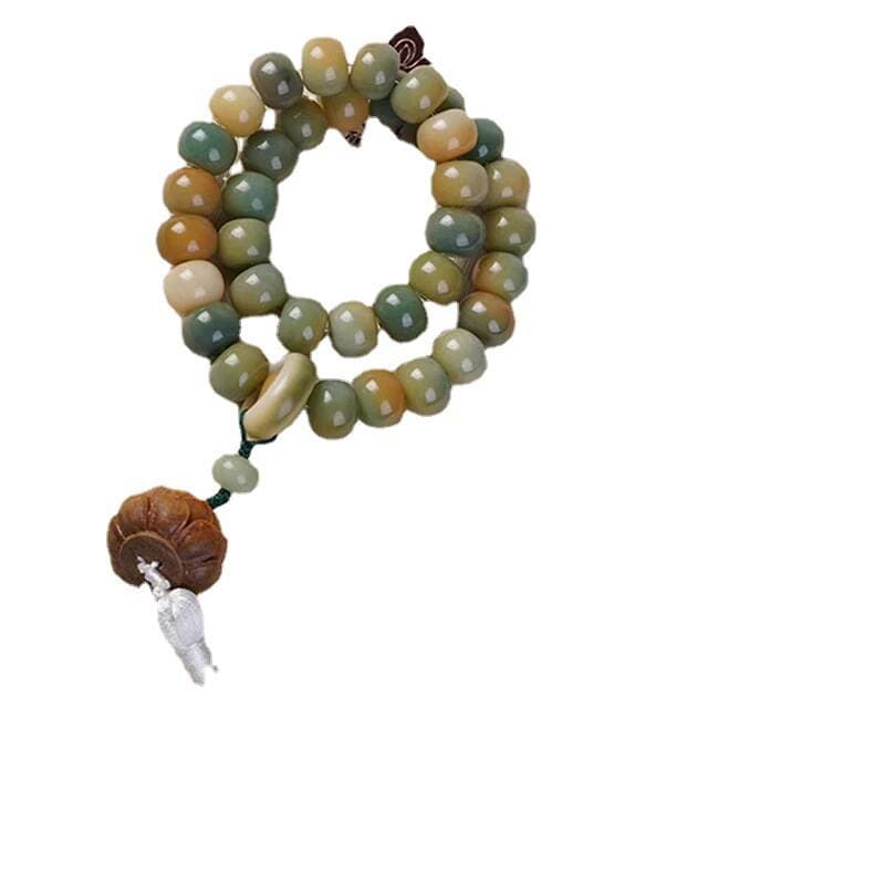 Qingmang Bodhi Apple Beads DIY Lian Yun Handheld Specifications 10 × 13 Decorative Bracelets for Men and Women Beads Factory Wholesale 5