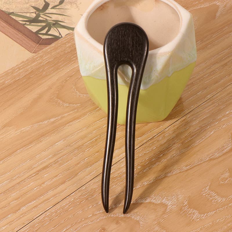 Purple sandalwood u hairpin--10 styles (15cm)