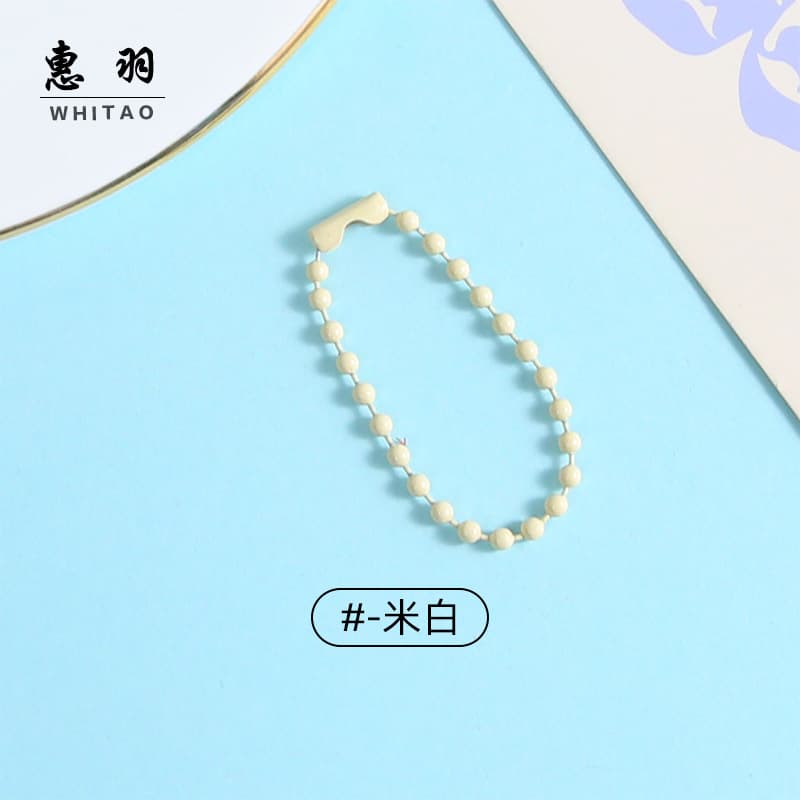 [off-white] painted bead chain