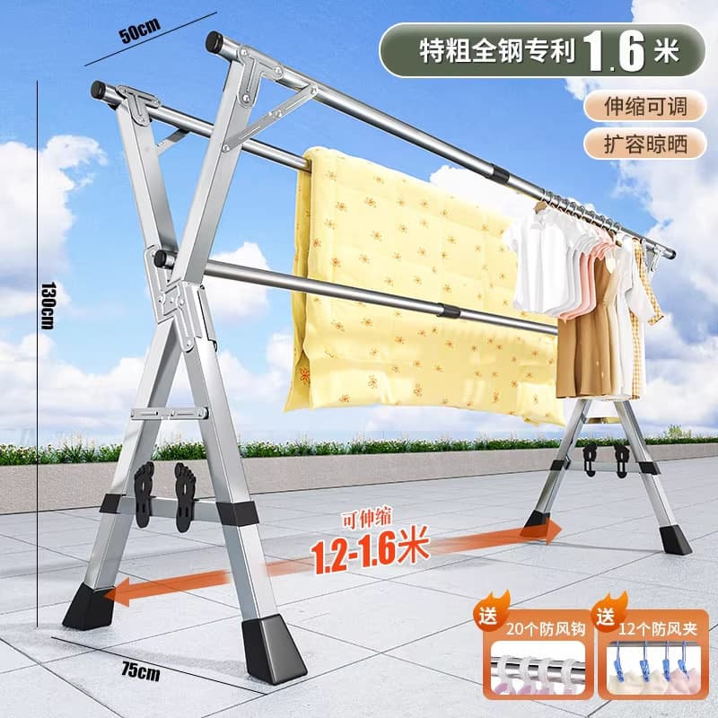 Extra-thick, all-steel, patented 1.6m heavy-duty tubing
