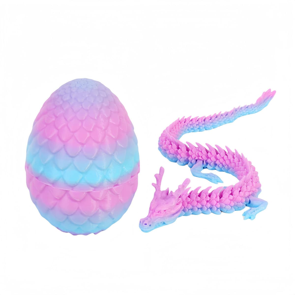 Deep sea: 8.5cm dragon egg + 30cm chinese dragon [authentic 3d printing]