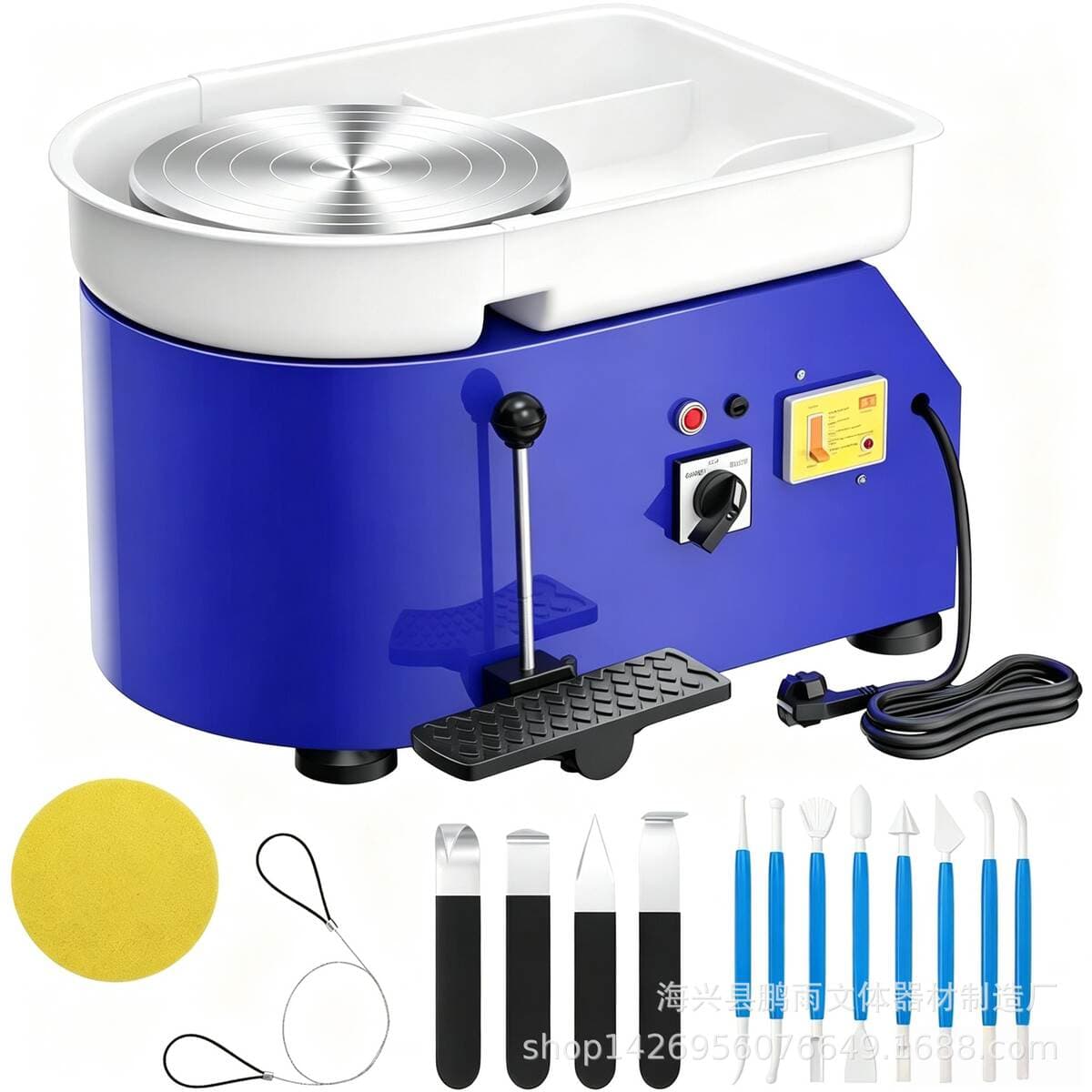 Pottery machine billet drawing machine Embryo drawing machine pottery machine wholesale and retail stepless variable speed Children's teaching pottery bar equipment 4