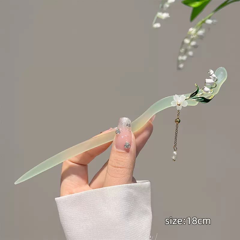 46# Green wind chimes Tianzhi-tassel
