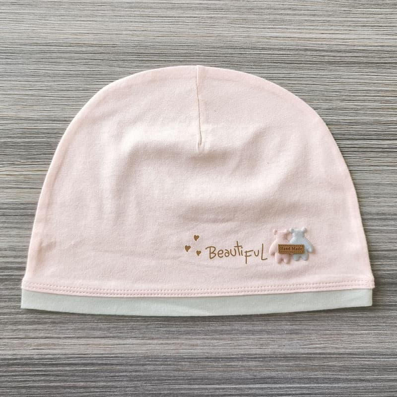 Thin Couple Bear Dome Hat Orange Powder