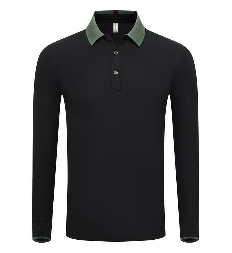 Black with tea green collar