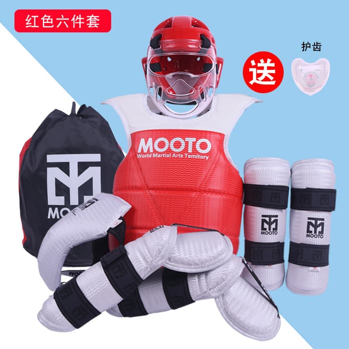 Water ripple red-six piece set