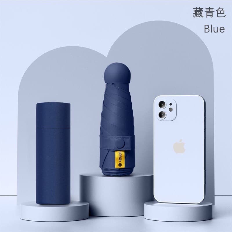 50% off umbrella (folded 18cm )—navy blue
