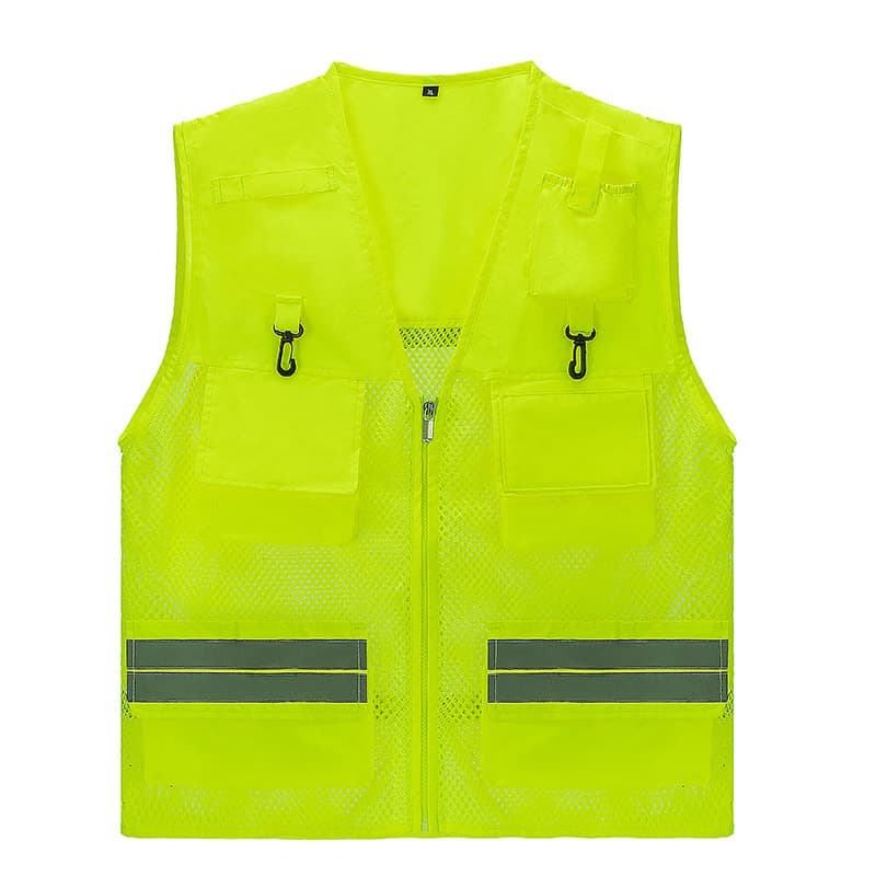 Fluorescent green mesh style