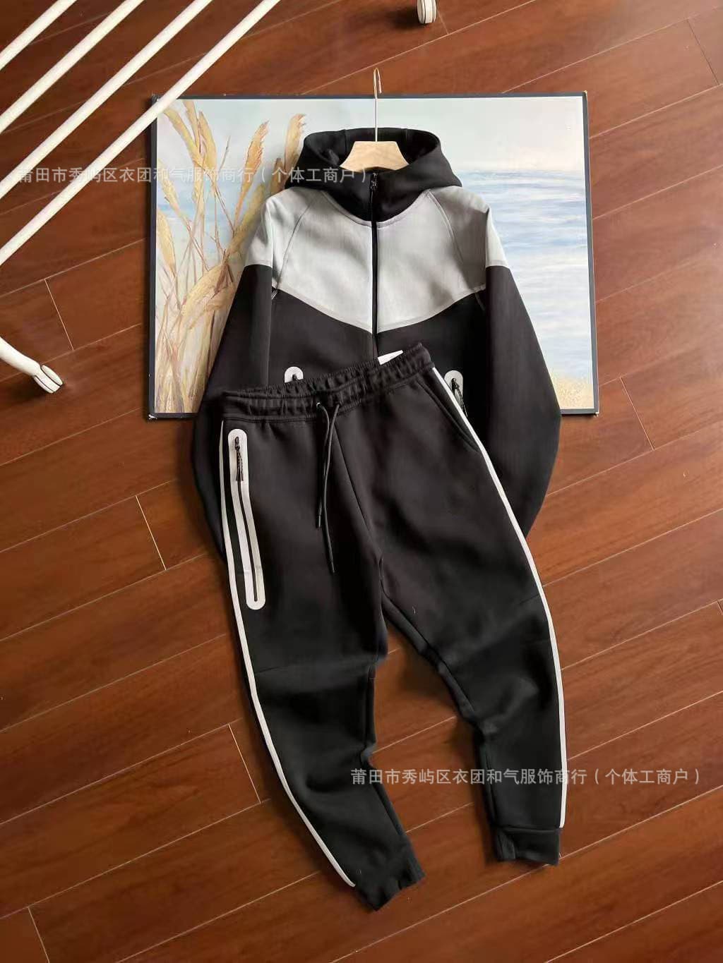 Set. black and cigarette ash