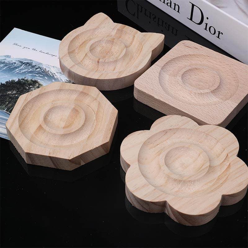 Solid Wood Bracelet Display Tray, Handcrafted Wooden Tray Tool for Bracelet Beading Diy, Bead Arrangement, and Jewelry Display Stand 4
