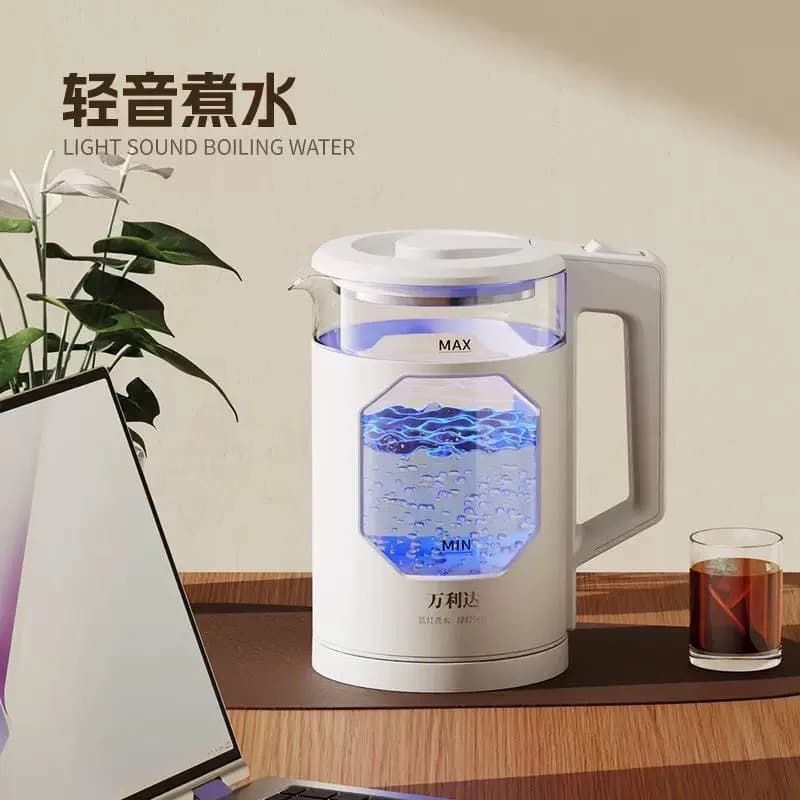 2.5l white + 201 rubberized stainless steel + electric kettle
