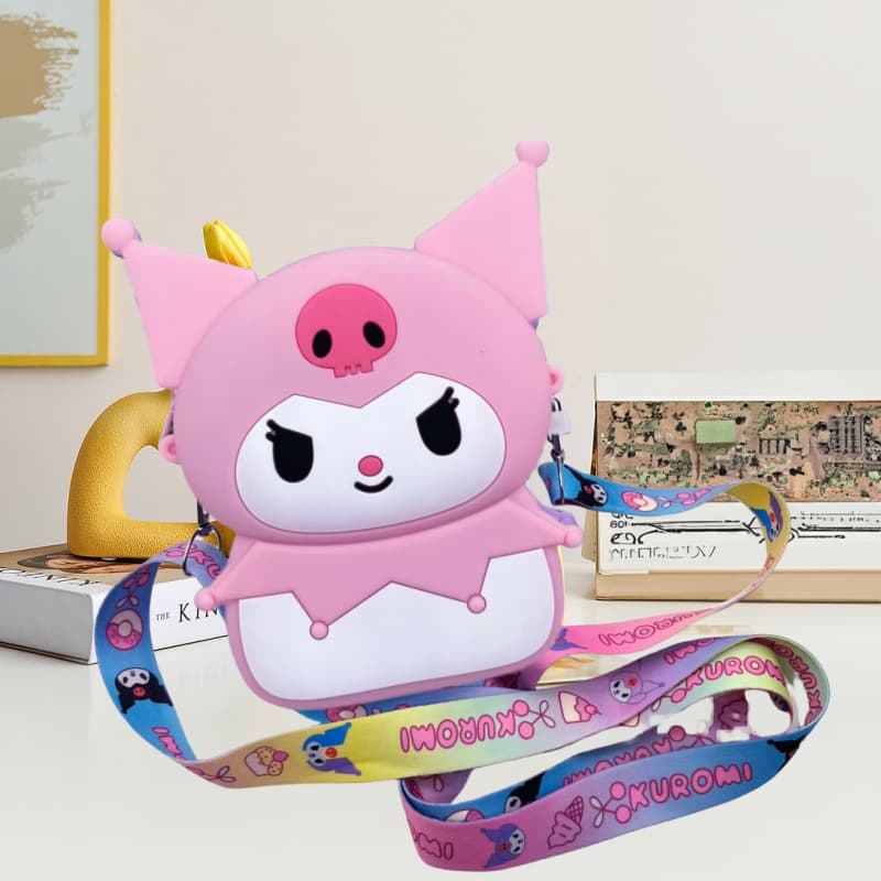 Full body kurome coin purse pink