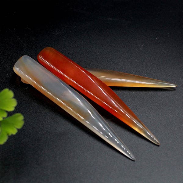 Silver Cloth jewelry polishing agate knife Brazil agate to bracelet polishing 10cm large wholesale