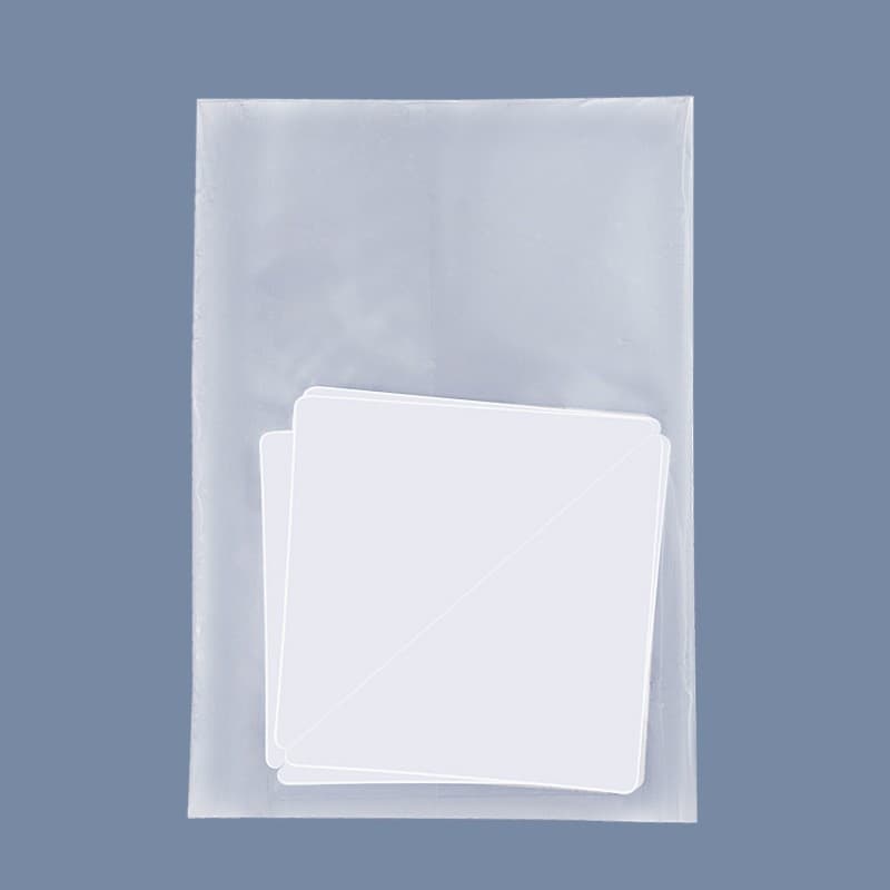 Transparent opp bag-triangular collar sticker