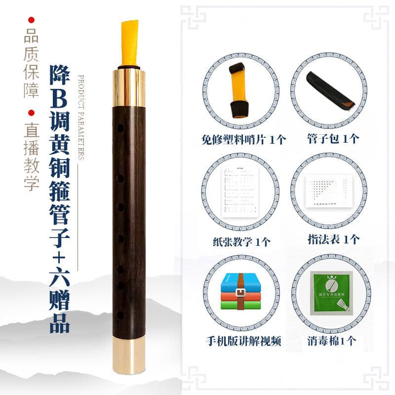 Drop B adjustment brass hoop pipe +6 gifts