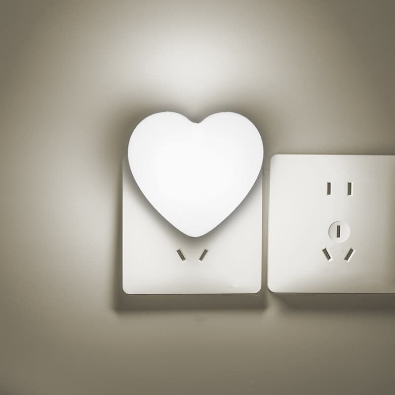 [light control] white cute heart (us standard)