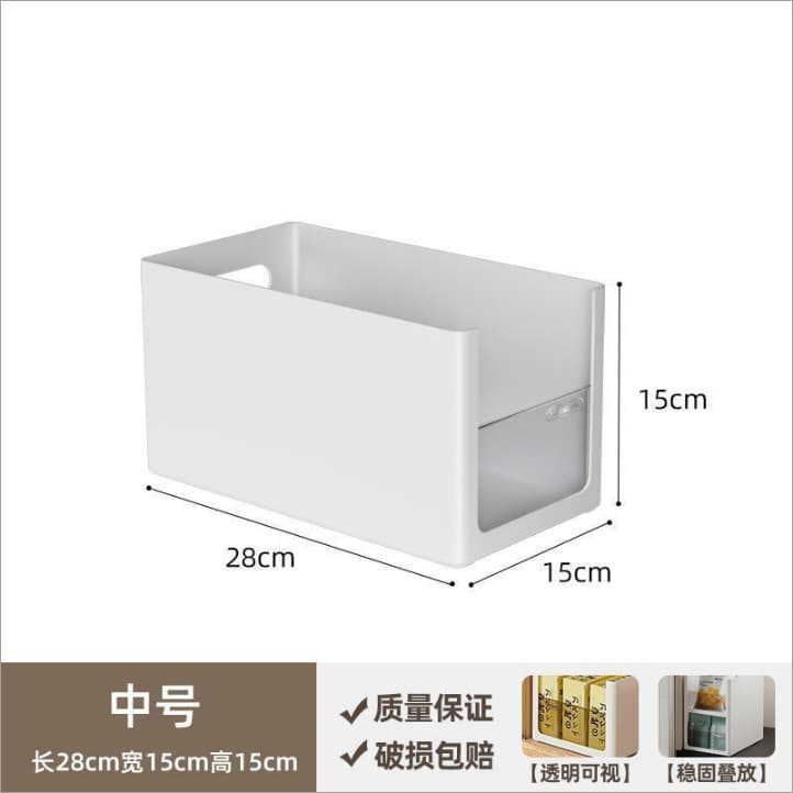 Deep cabinet - large - white