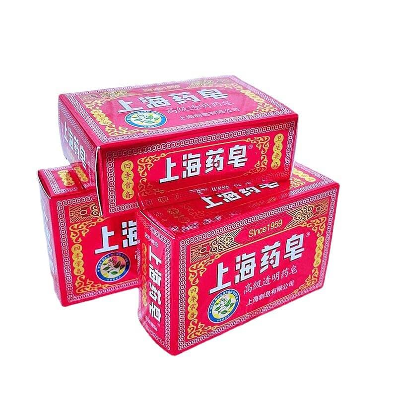 The whole box of 72 postage Shanghai transparent soap 130g hand washing soap bath soap laundry body available 5