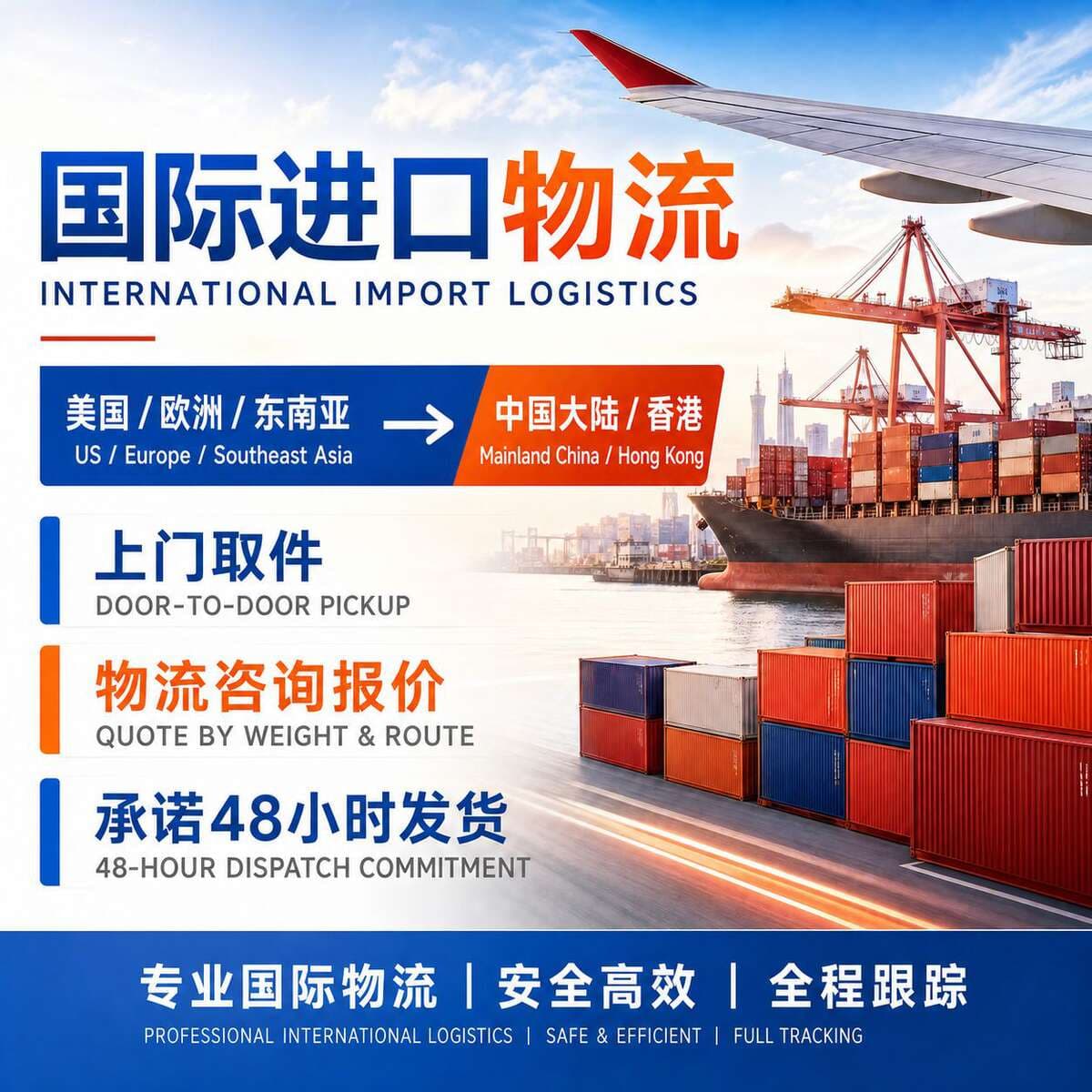 Beynəlxalq idxal logistikası, ABŞ, Avropa, Cənub-Şərqi Asiya, Çin və Honkonqdan idxal, gömrük rəsmiləşdirilməsi, beynəlxalq yük ekspedisiyası. 1