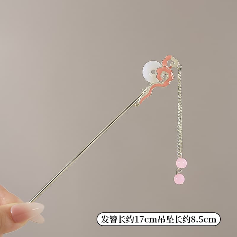 Pink auspicious clouds - gold