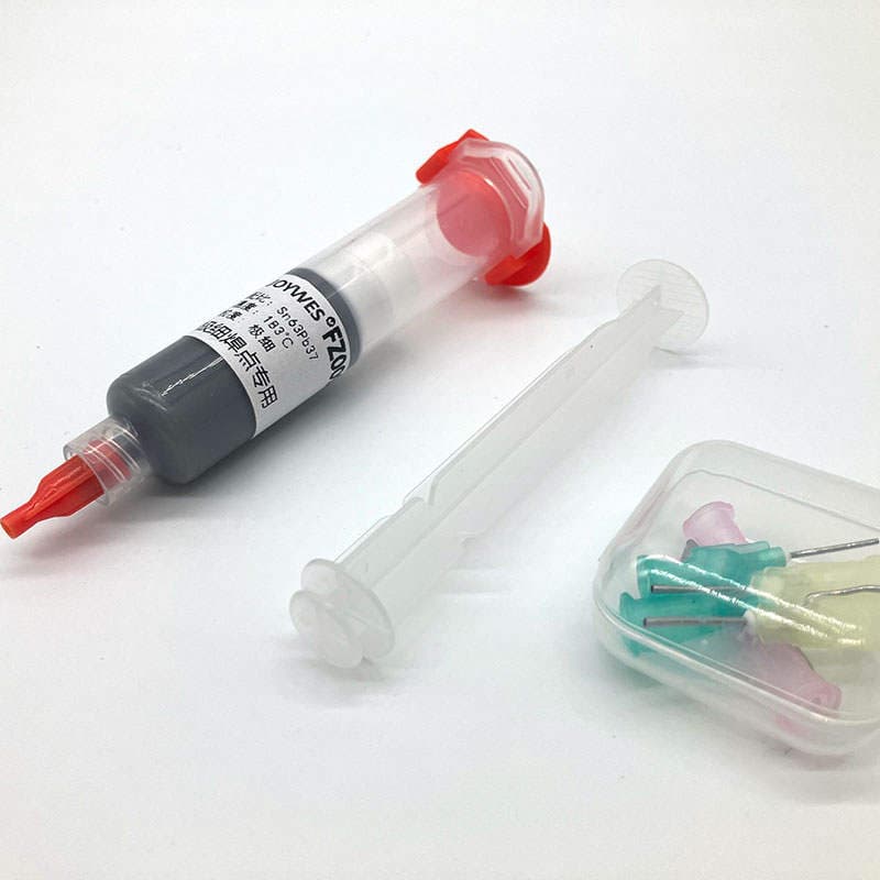 Needle-Type Solder Paste 10Cc Sn63/Pb67 20-38Um No-Clean Lead-Containing Medium Temperature 183 ℃ 5