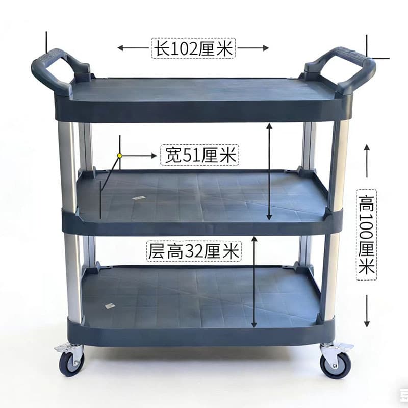 Large square tube dining car (gray)