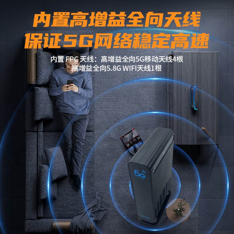 Fərdi Daxili Antenalı 5G Wifi6 CPE Router 4