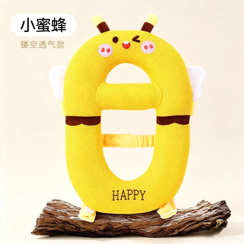 Yellow bee + horizontal belt (full cut out style)