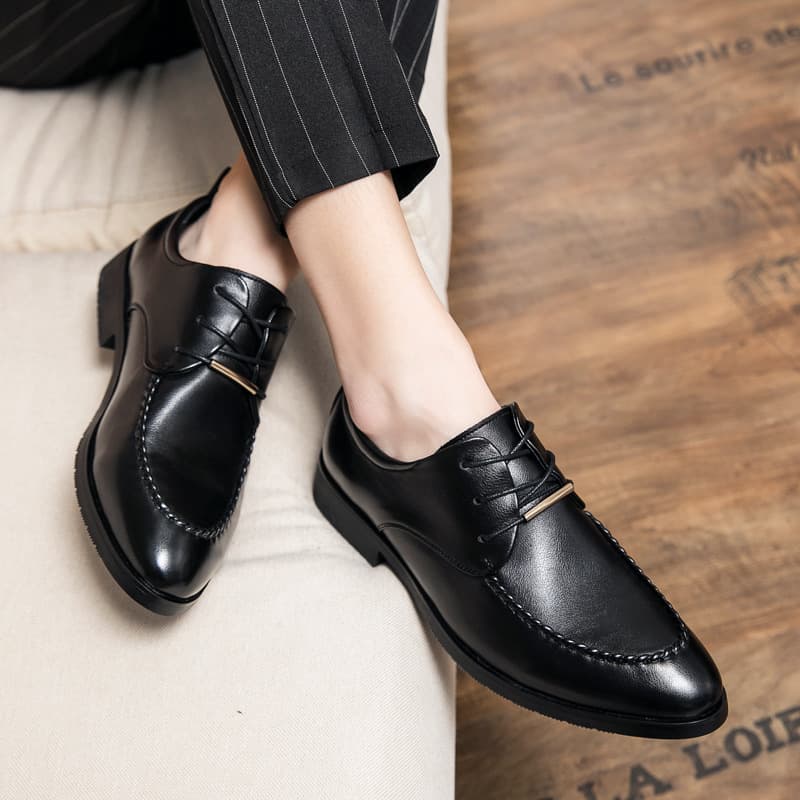 213 black [standard leather shoe size]