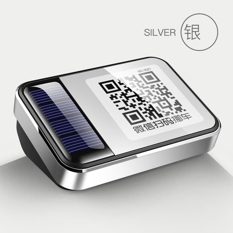 V3 scan code parking sign (silver)