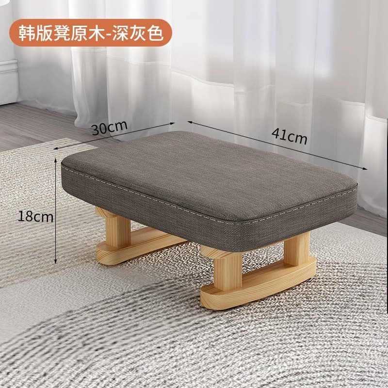 Log stool legs—dark gray