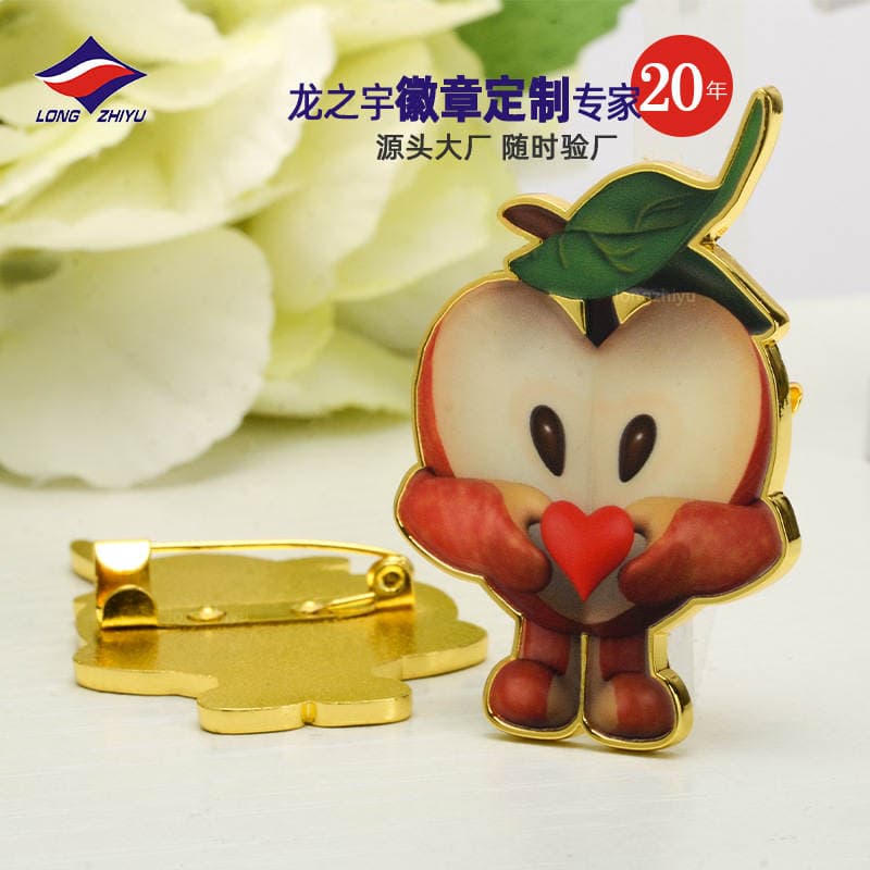 Longzhiyu, a 20-Year Manufacturer, Specializes in Custom-Made Metal Badges and Brooches with Uv Printing, Corporate Logos, and Direct Factory Sales 4