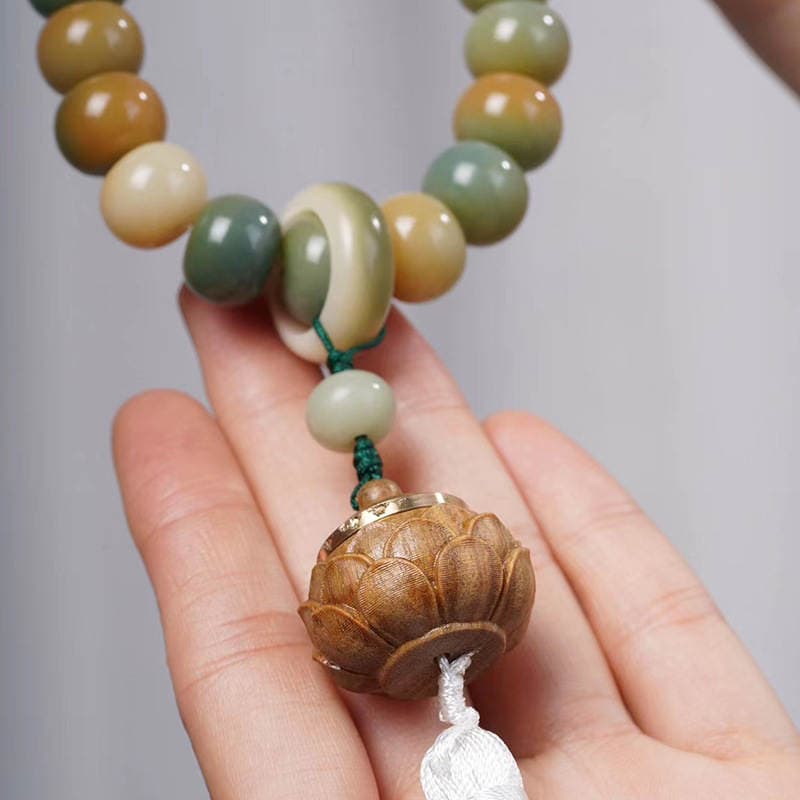 Qingmang Bodhi Apple Beads DIY Lian Yun Handheld Specifications 10 × 13 Decorative Bracelets for Men and Women Beads Factory Wholesale 4