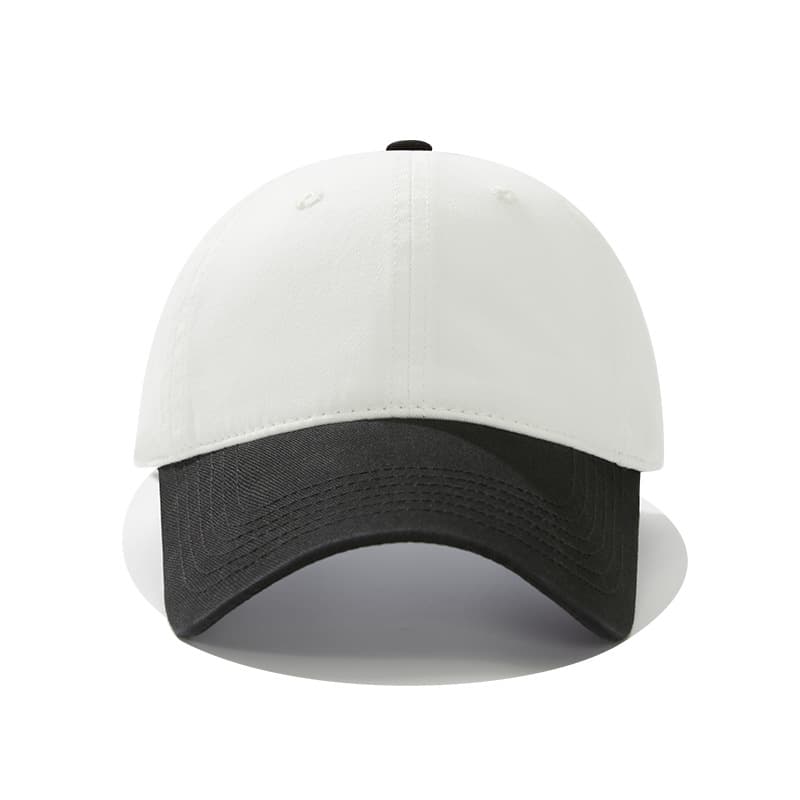 White with black