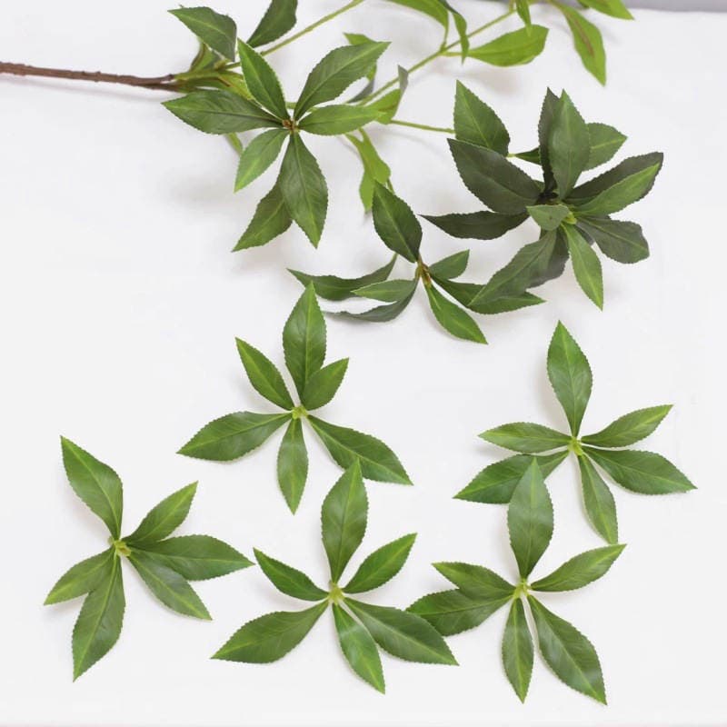 Artificial Plant Horsewood Leaves, Artificial Green Plants for Landscaping, Home Decoration, Artificial Horsewood
