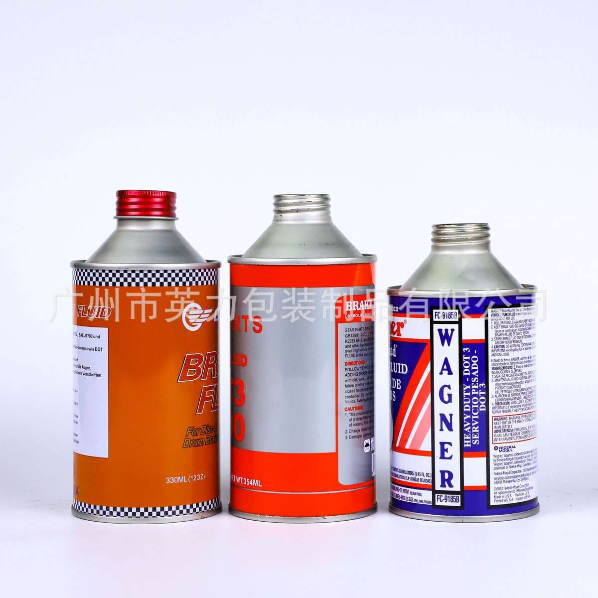 Yingli Manufacturer Wholesale Packaging Brake Fluid Cans Tinplate Automotive Coating Cleaning Fluid Car Oil Tin Cans Paint 4