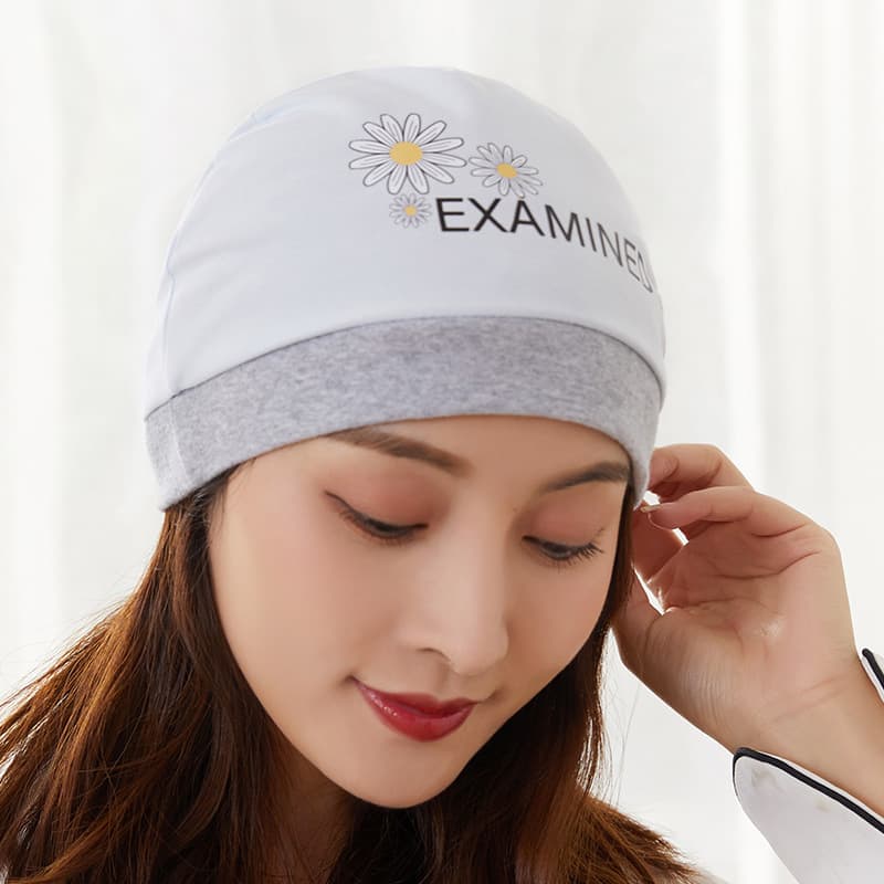 Blue daisy single-layer cap