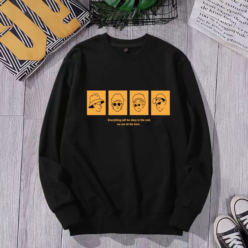 Sweater black four youth