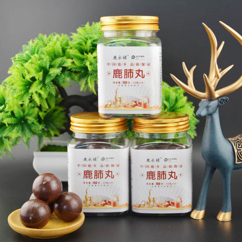 Deer Lung Pills from Jilin, a Specialty from Northeast China, Traditional Tonic for Men and Women, Featuring Deer Antler and Ginseng, Ready-To-Eat, 100g 2