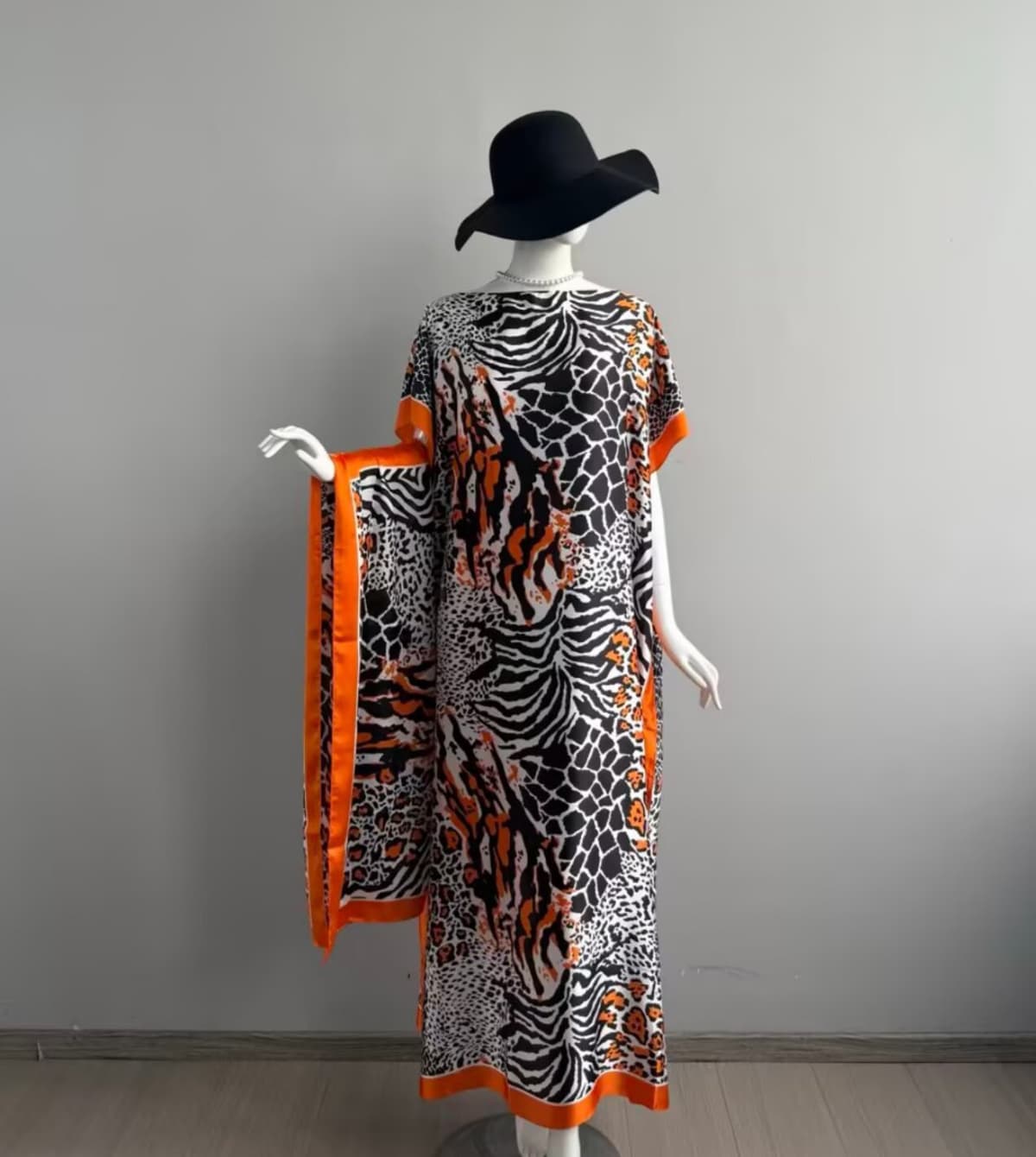 013-african secret-orange black and white