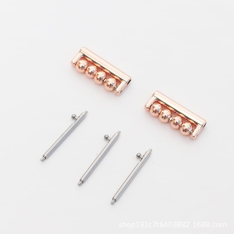 [raw ear model] rose gold-4 rose gold spacer beads