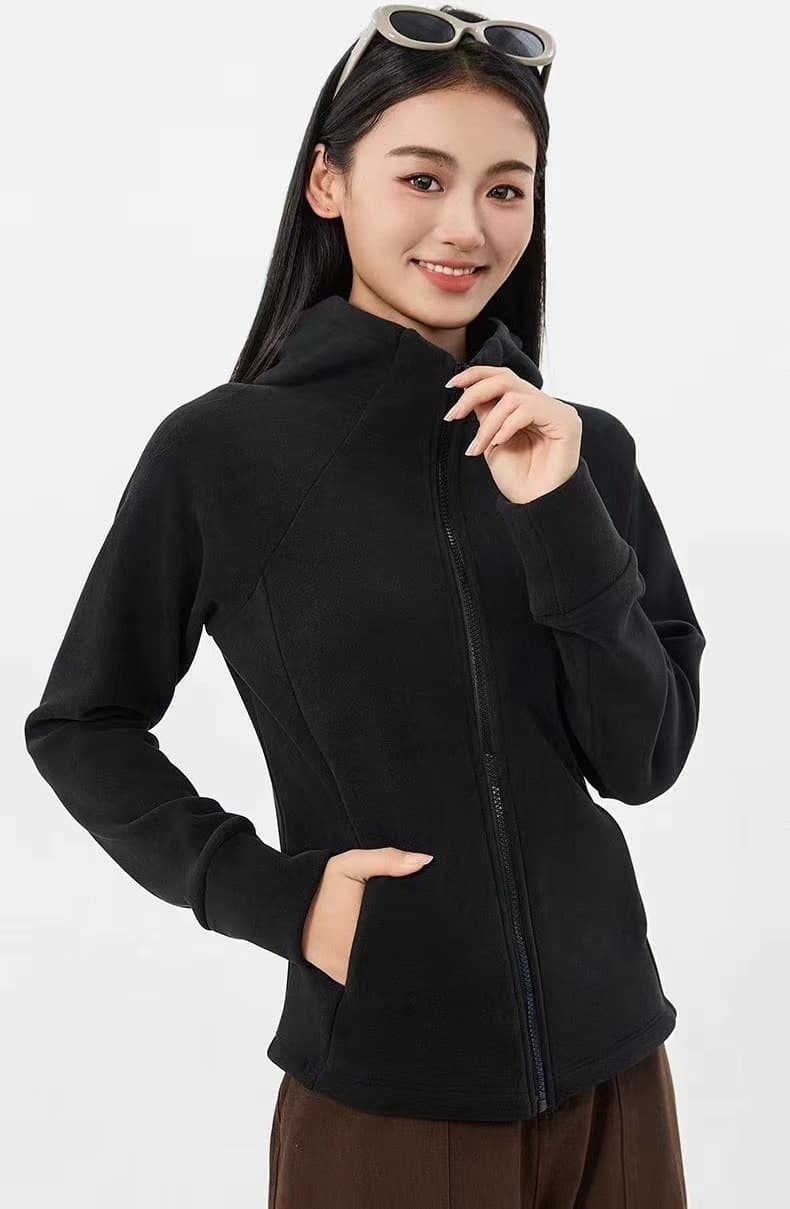 Hooded black