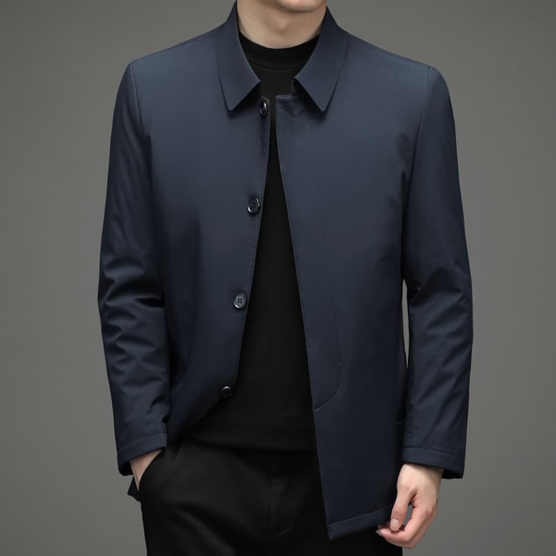 9985 navy blue lapel buttons