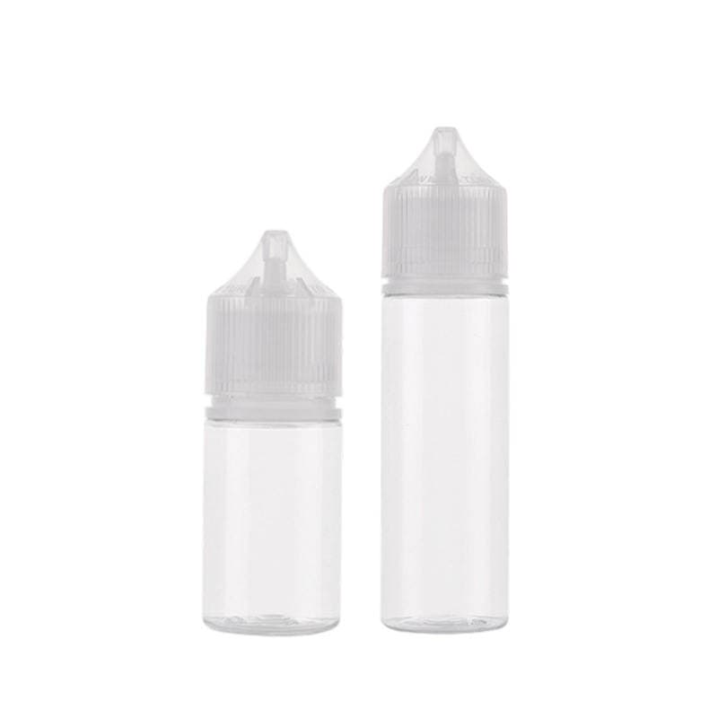 In-Stock Oil Filling Bottles 10Ml-50Ml Transparent Pet Plastic Bottles Dispensing Bottles Pointed Mouth Bottles Squeeze Bottles with Press Screw Caps 5
